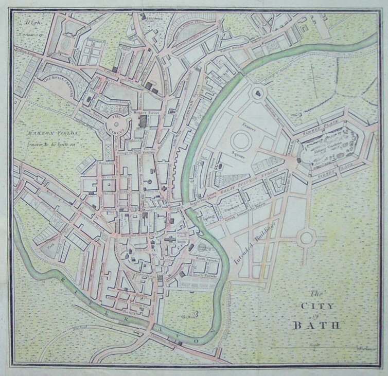 Map of Bath - Bath